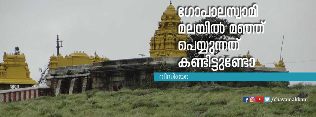 ഗോപാലസ്വാമി മലയില് മഞ്ഞ് വീഴുന്നത് കണ്ടിട്ടുണ്ടോ? ഗോപാലസ്വാമി മലയില് മഞ്ഞ് വീഴുന്നത് കണ്ടിട്ടുണ്ടോ?
